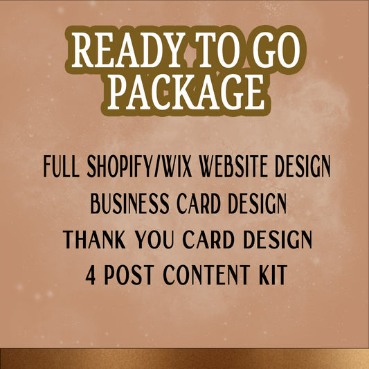 Ready to Go Package - EverythingJaz Designs